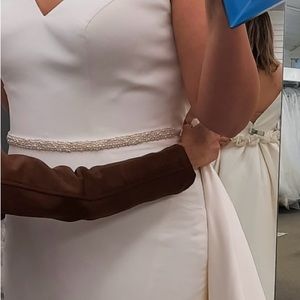 Pearl Wedding Dress Belt NWT
